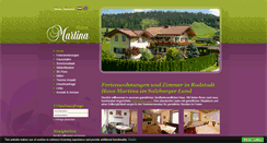 Desktop Screenshot of haus-martina.com