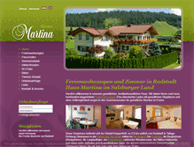 Tablet Screenshot of haus-martina.com